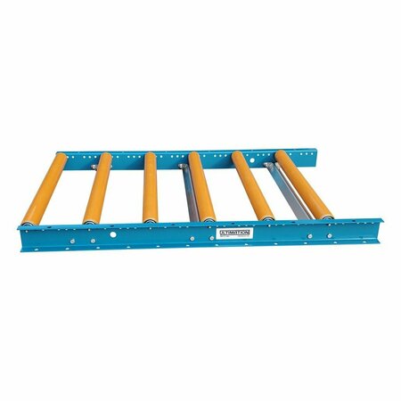 Ultimation Roller Conveyor with Covers, 24inW x 3L, 1.5in Dia. Rollers URS14G-24-6-3U
